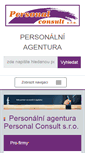 Mobile Screenshot of personalconsult.cz